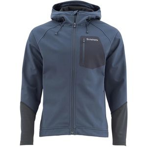 Simms Mens XXL Navy Blue/Black Katafront Hoody